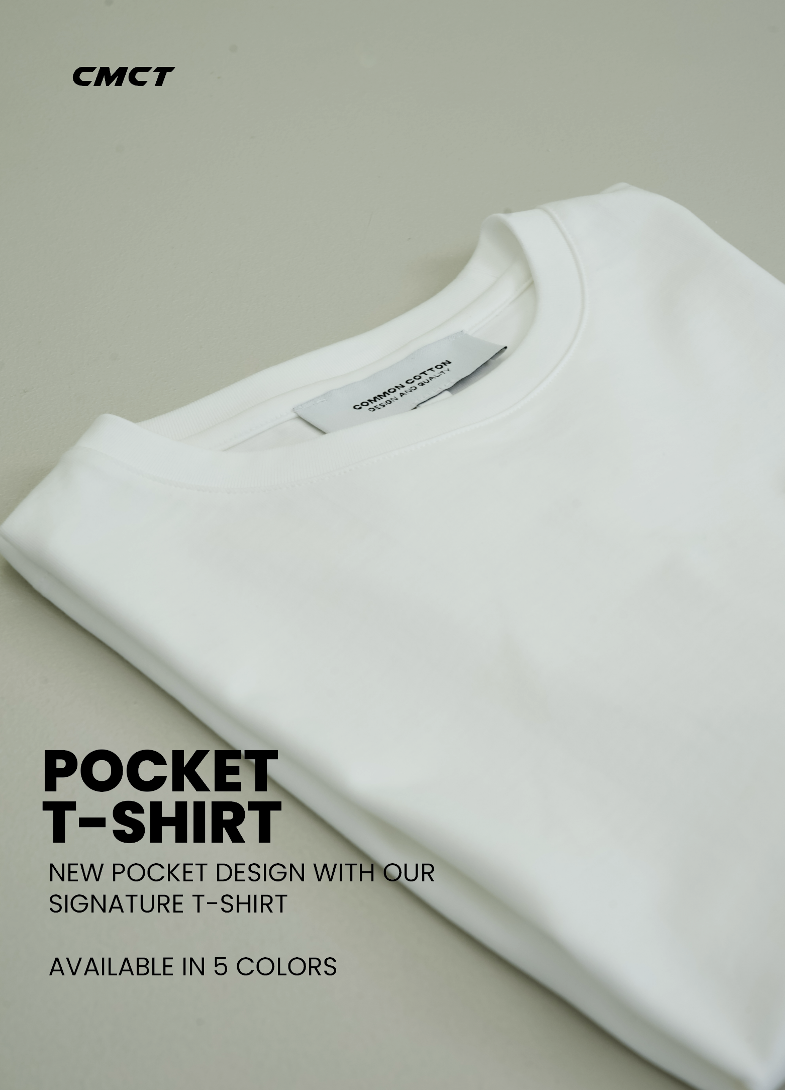 Pocket T-Shirt — folded detail
